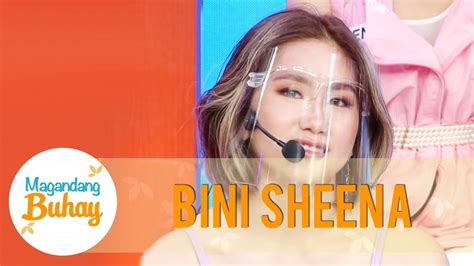 BINI Sheena cries as she talks about her mother .